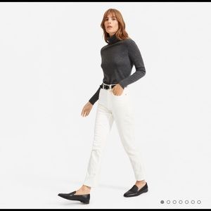 COPY - New White everlane high rise straight jeans